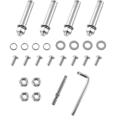 Global Industrial Replacement Hardware Kit For 761220 Outdoor Drinking Fountains 604029